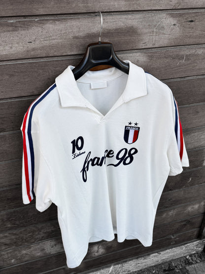 WHITE FRANCE CREST T-SHIRT