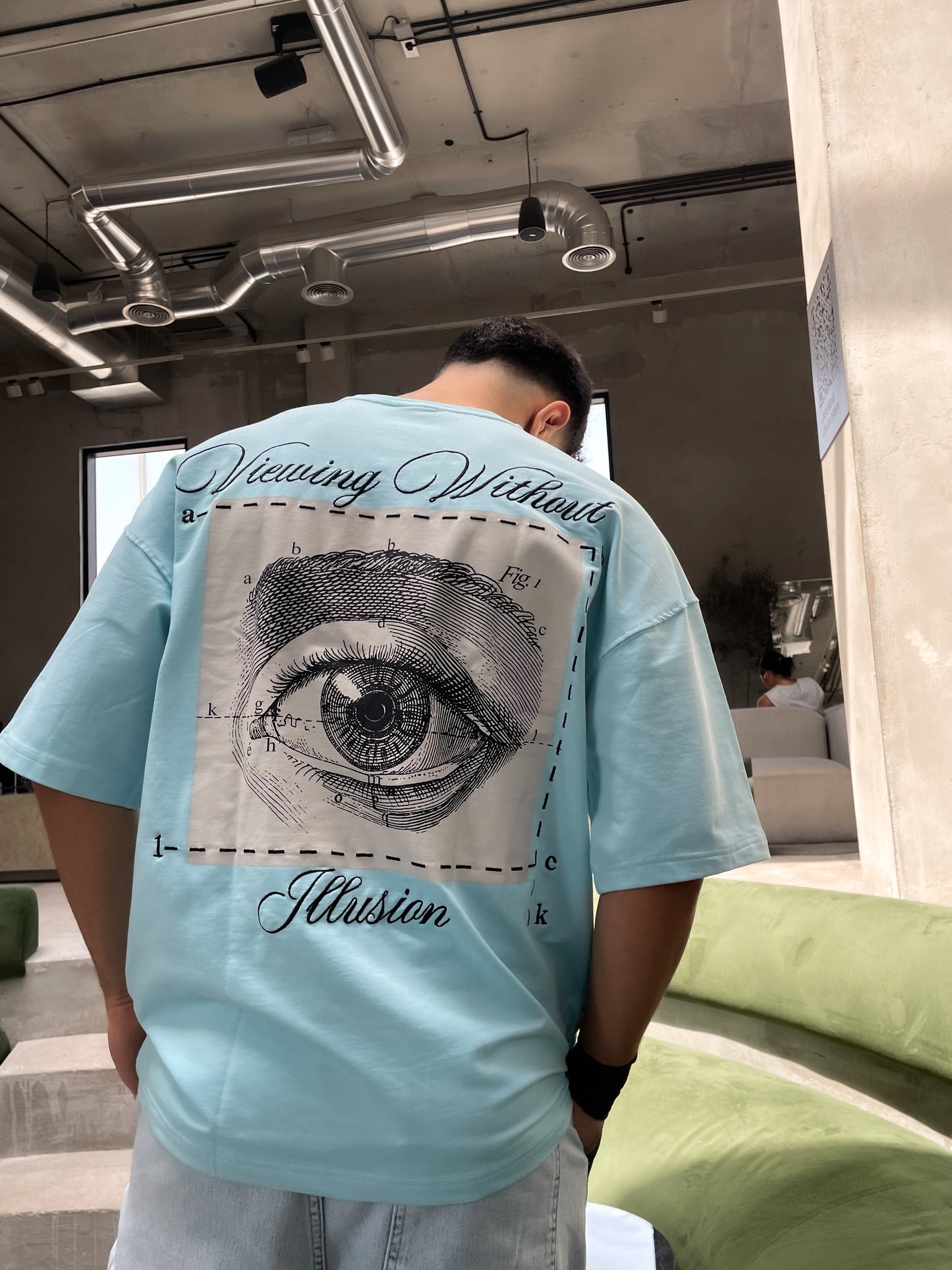 BABY BLUE ILLUSION T-SHIRT