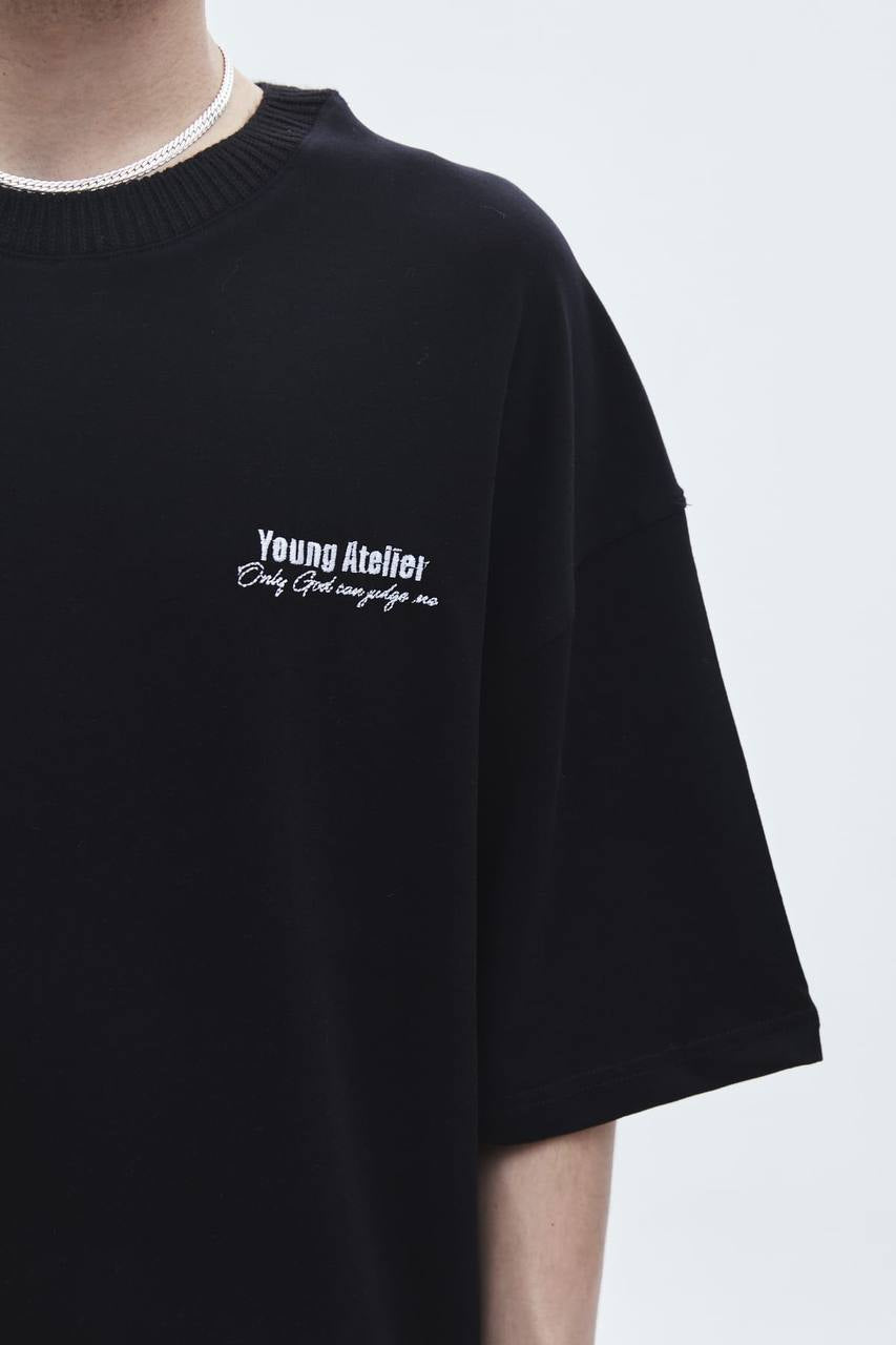 BLACK YOUNG ATELIER T-SHIRT