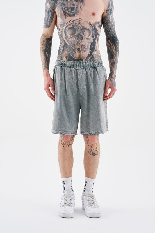 GHOST EFFECTED WASHING SHORTS