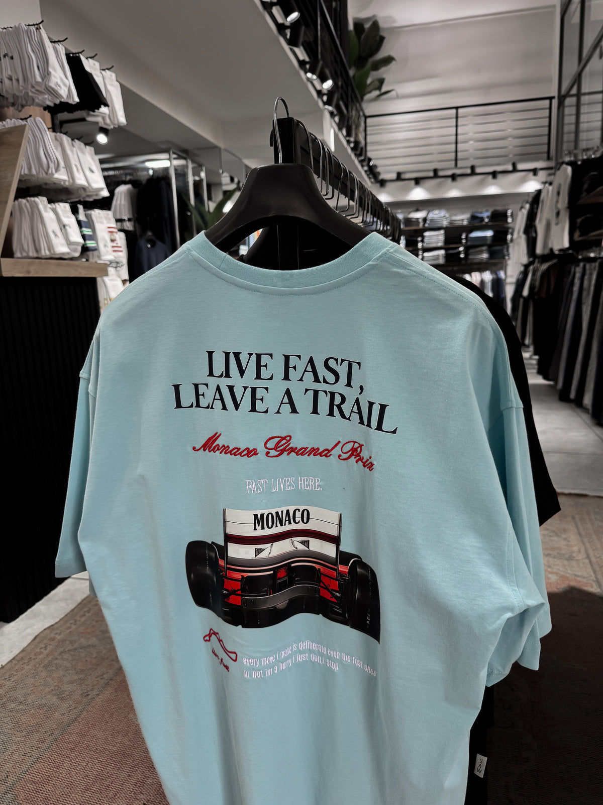 BABY BLUE LIVE FAST T-SHIRT