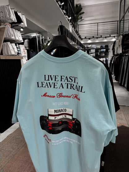 BABY BLUE LIVE FAST T-SHIRT