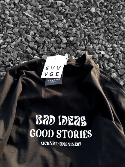 BLACK BAD IDEAS T-SHIRT