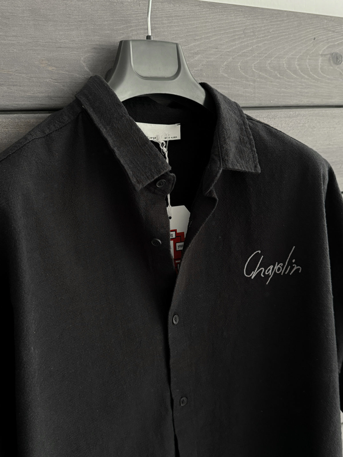 BLACK CHAPLIN SHIRT