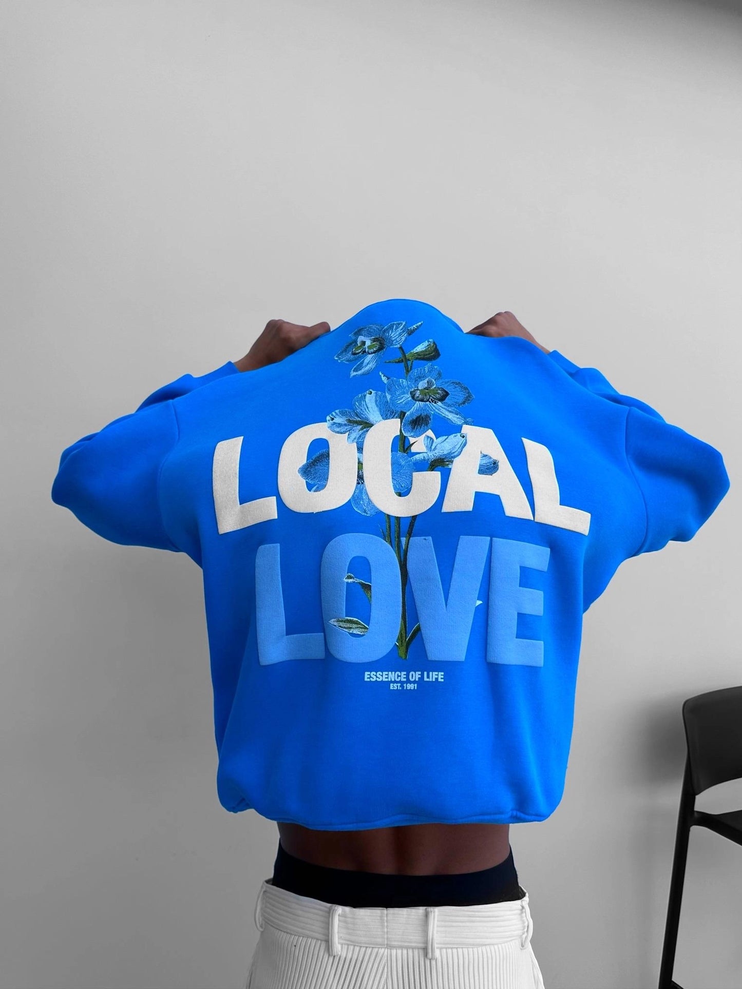 Blue Local Love Hoodie
