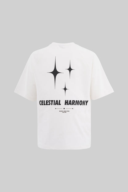 WHITE CELESTIAL HARMONY T-SHIRT