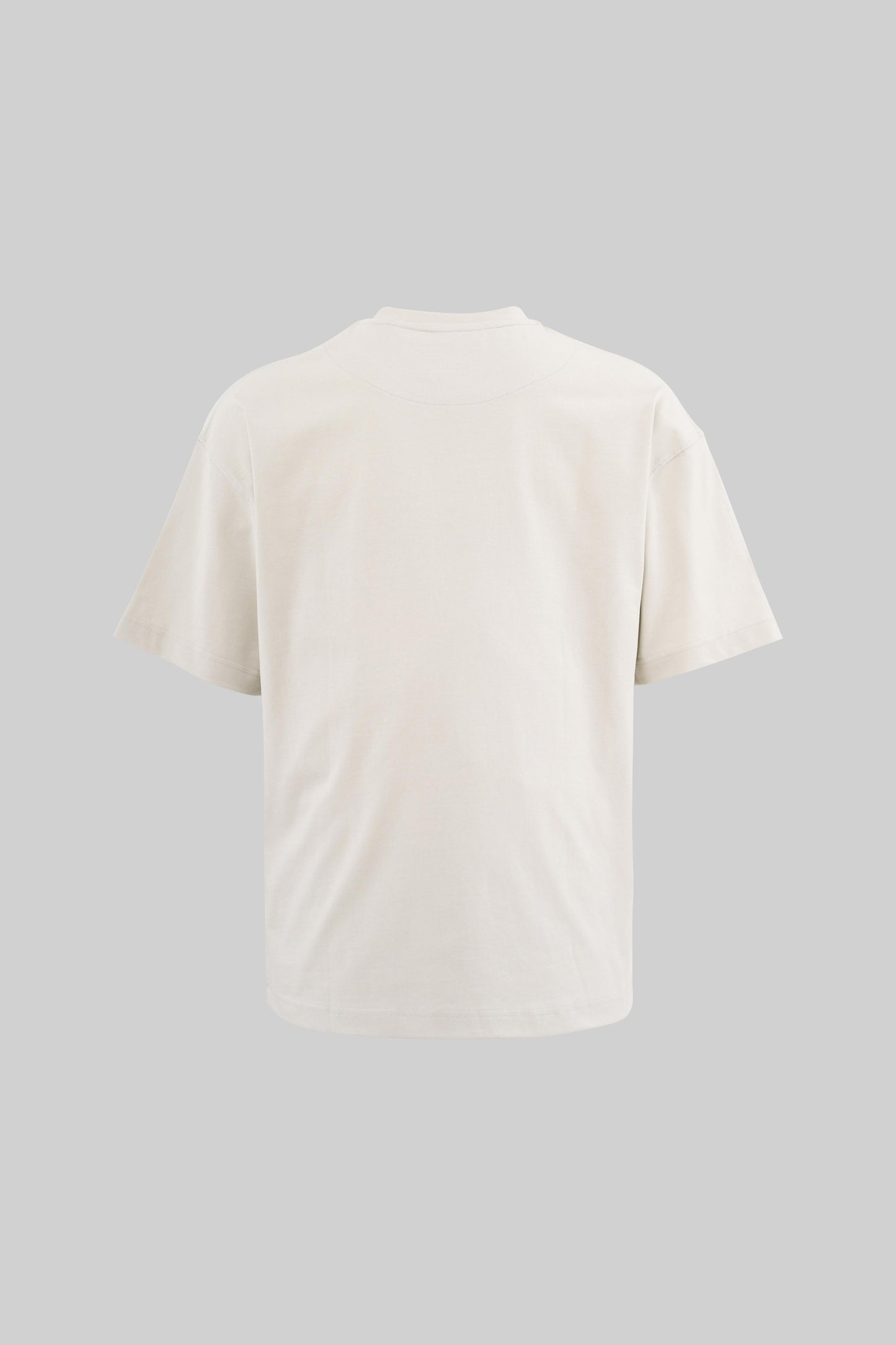SPACE GREY ZIG-ZAG EMBROIDERED T-SHIRT