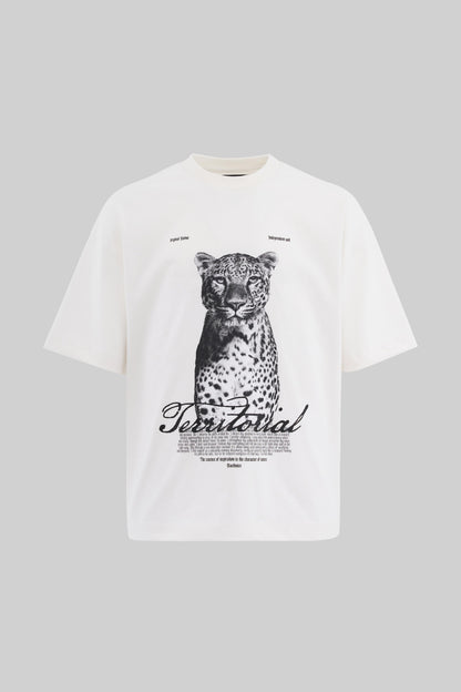 WHITE LEOPARD T-SHIRT