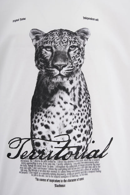 WHITE LEOPARD T-SHIRT
