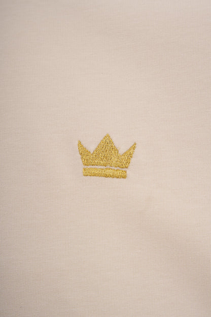 BEIGE BUNNY EMBROIDERED T-SHIRT