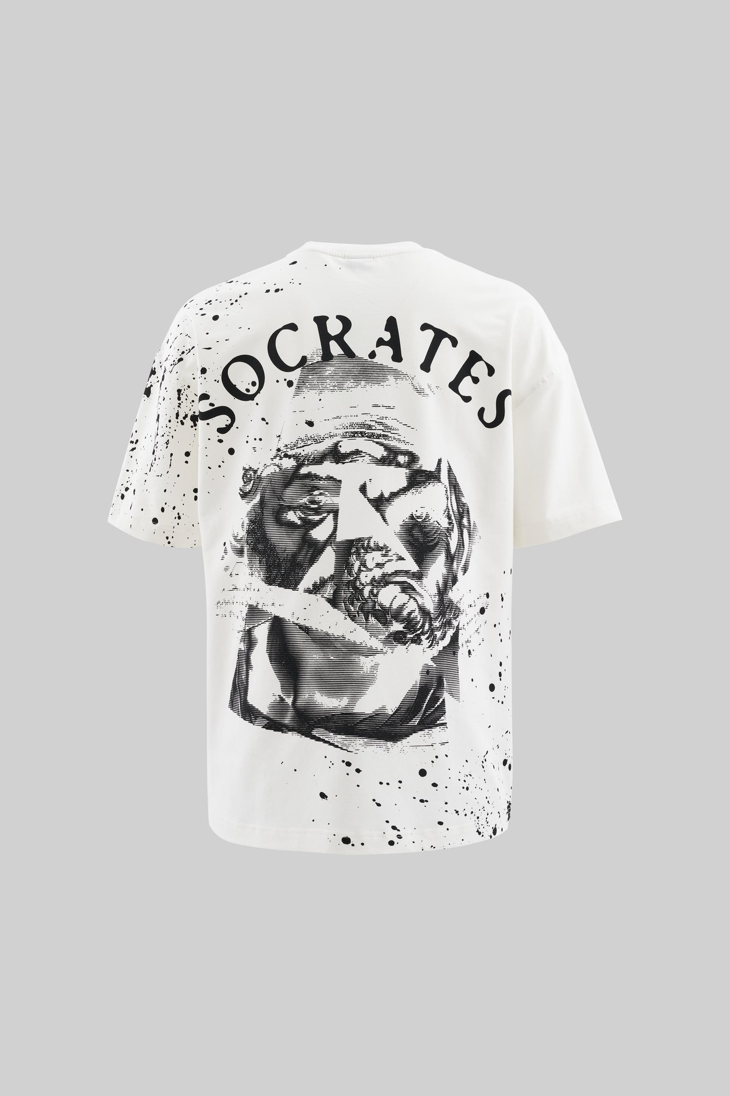 WHITE SOCRATES SPLASH T-SHIRT
