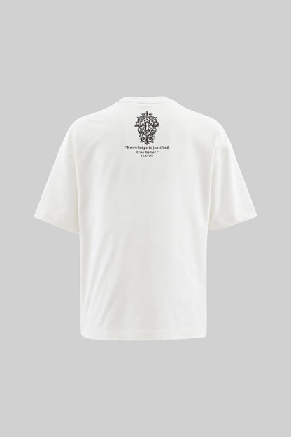 WHITE KNOWLEDGE T-SHIRT