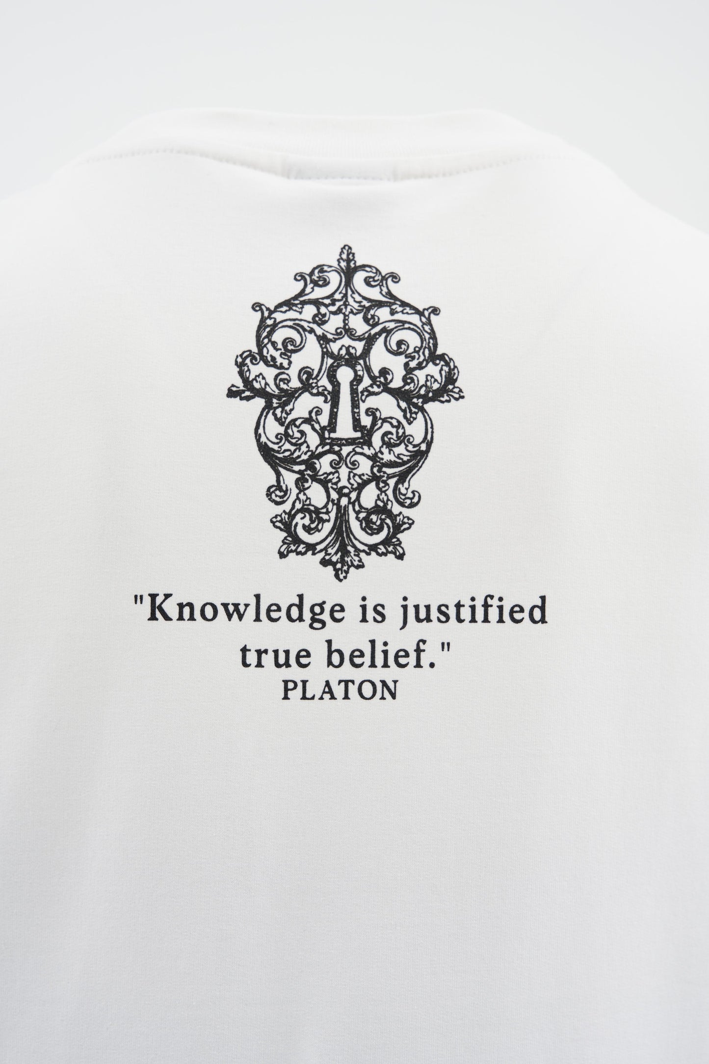 WHITE KNOWLEDGE T-SHIRT
