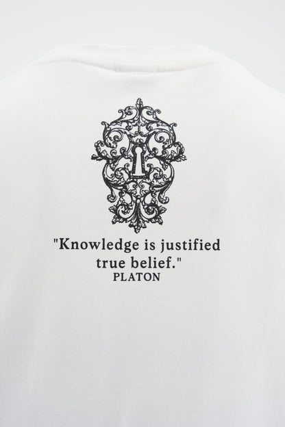WHITE KNOWLEDGE T-SHIRT