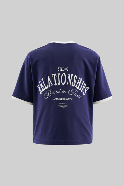 MIDNIGHT BLUE RELATIONSHIPS T-SHIRT