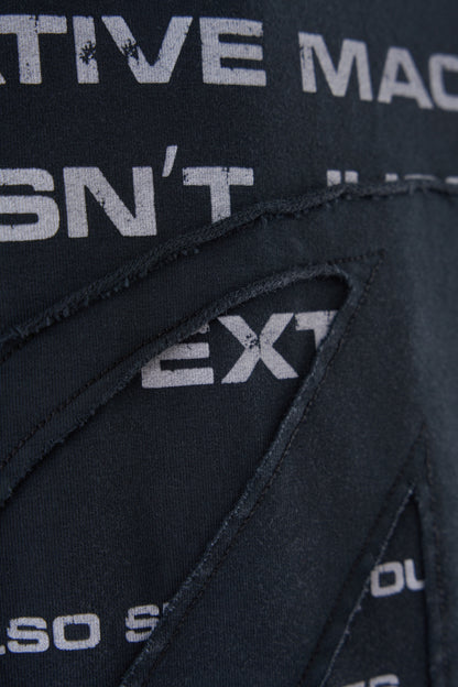 ASPHALT INNOVATE PATCHED WASHED T-SHIRT