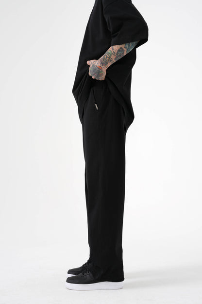 Black Basic Baggy Pants