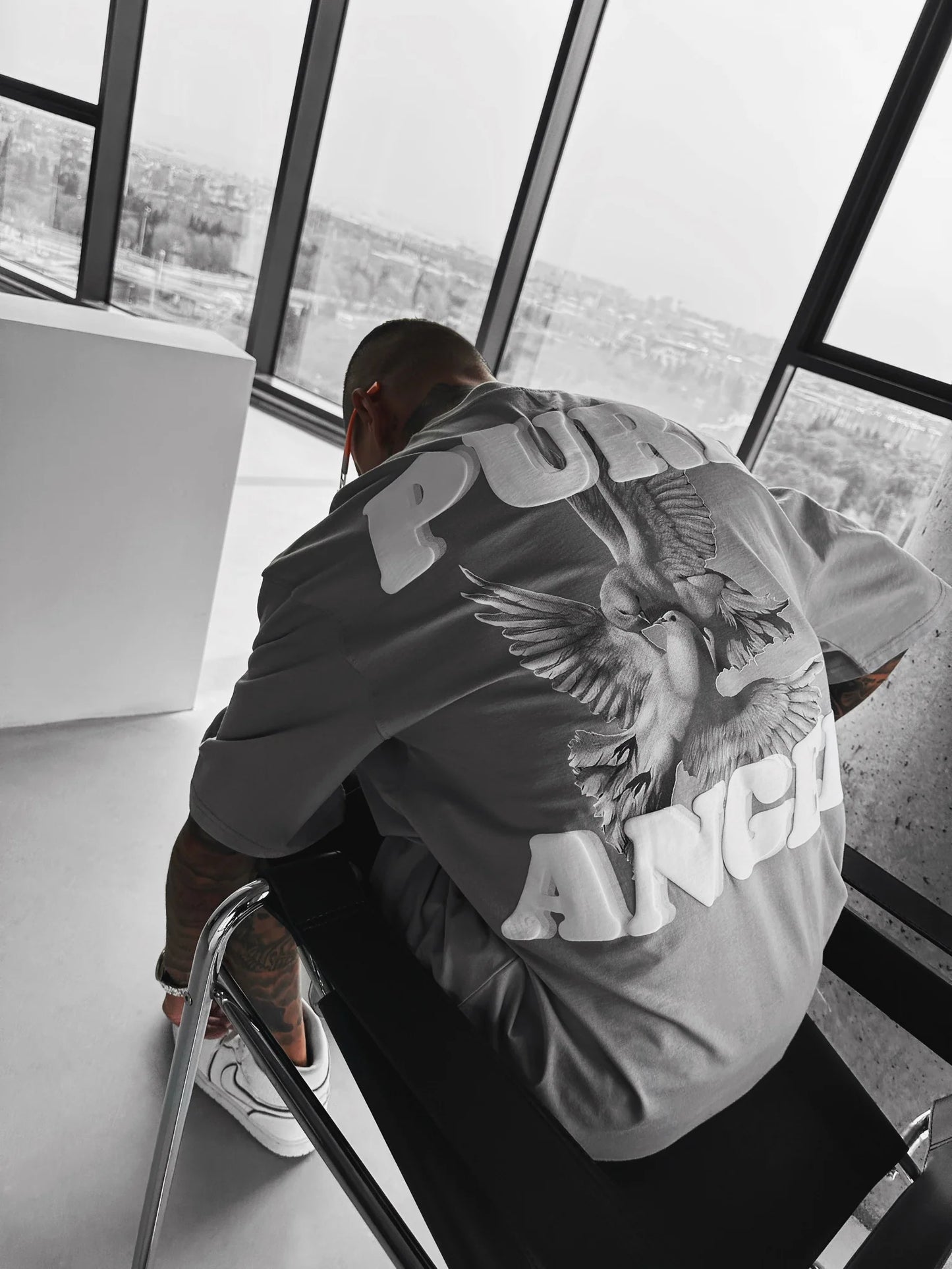 Grey Pure Angel T-Shirt