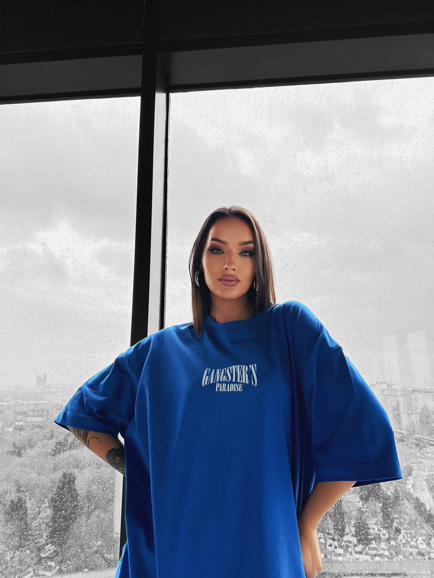 Blue Gangster's T-Shirt