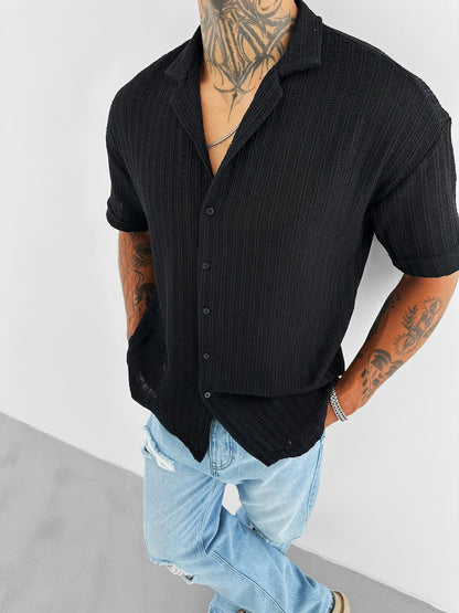 Black Tweed Shirt