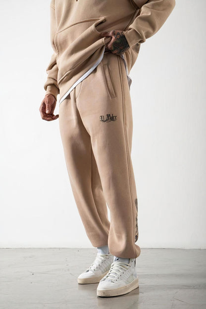 Beige El Padre Joggers