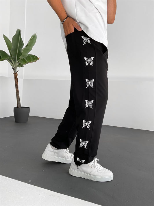 Black Butterfly Joggers