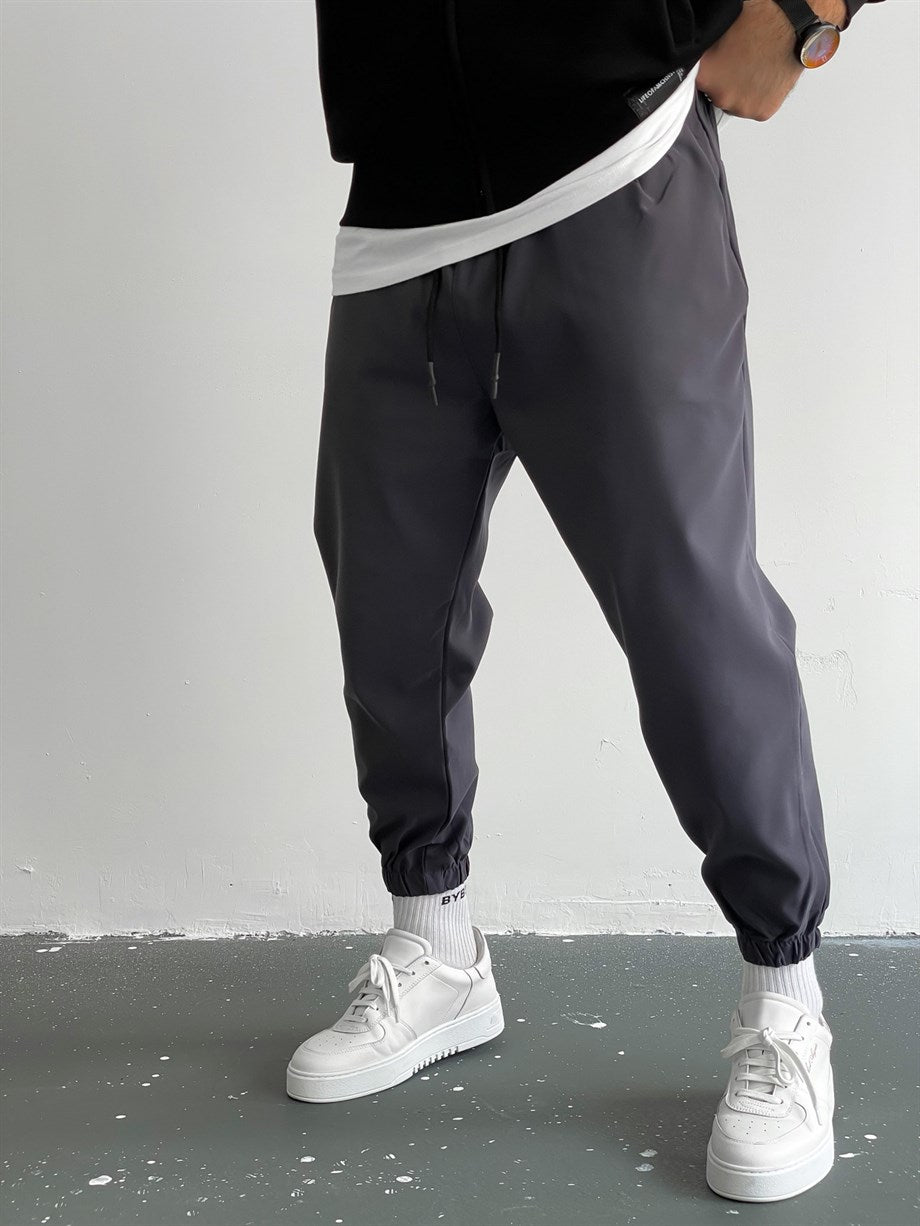 Grey Simple Joggers