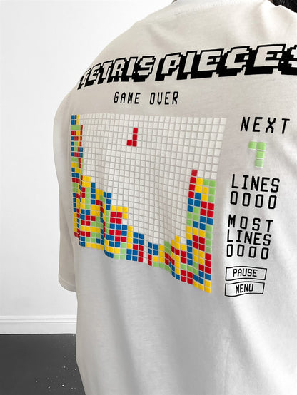 White Tetris T-Shirt