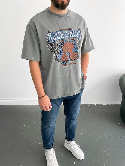 Grey Rock & Roll T-Shirt