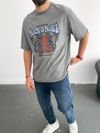 Grey Rock & Roll T-Shirt