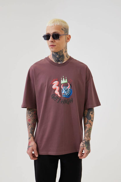 Plum Get High T-Shirt