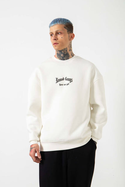 White Nomad Gangs Sweatshirt