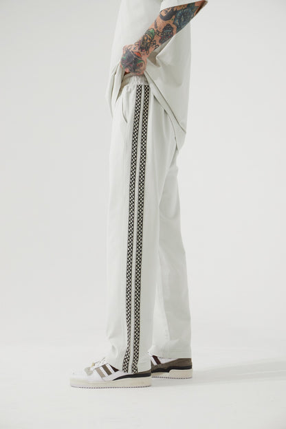 White Anatolian Stripe Jogger