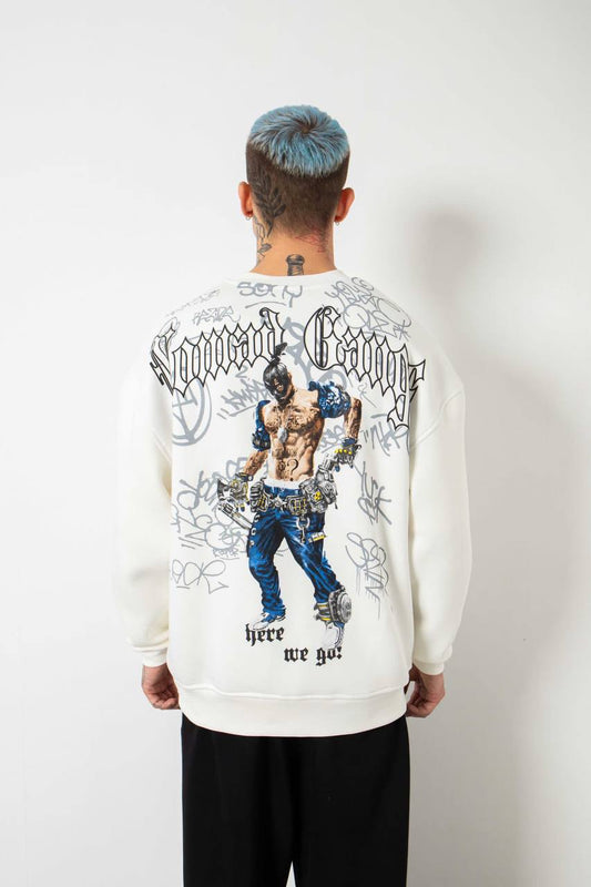 White Nomad Gangs Sweatshirt