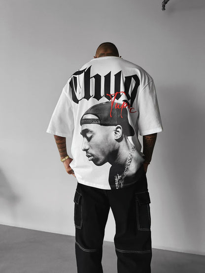White Tupac T-Shirt