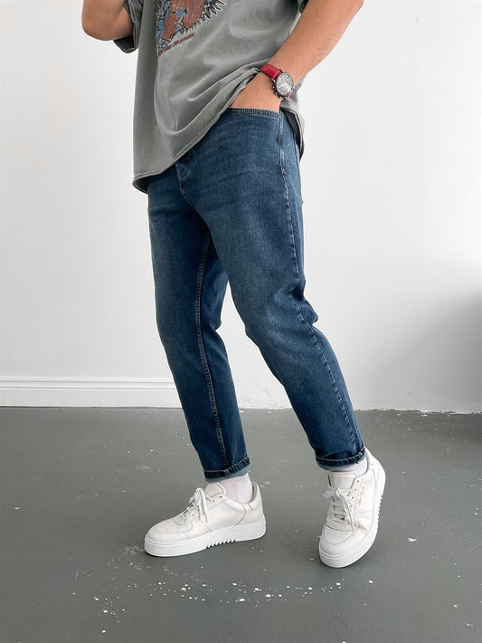 Dark Blue Regular Fit Jeans